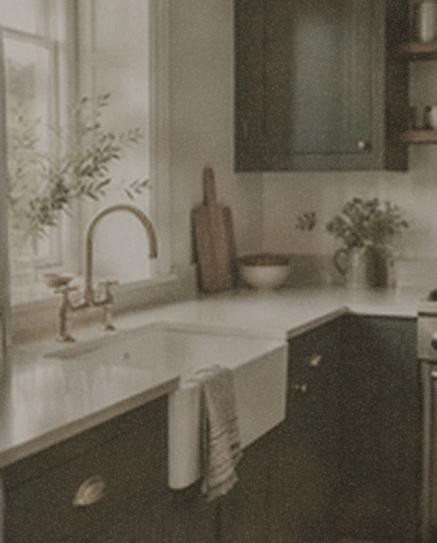 Kitchen before cleaning